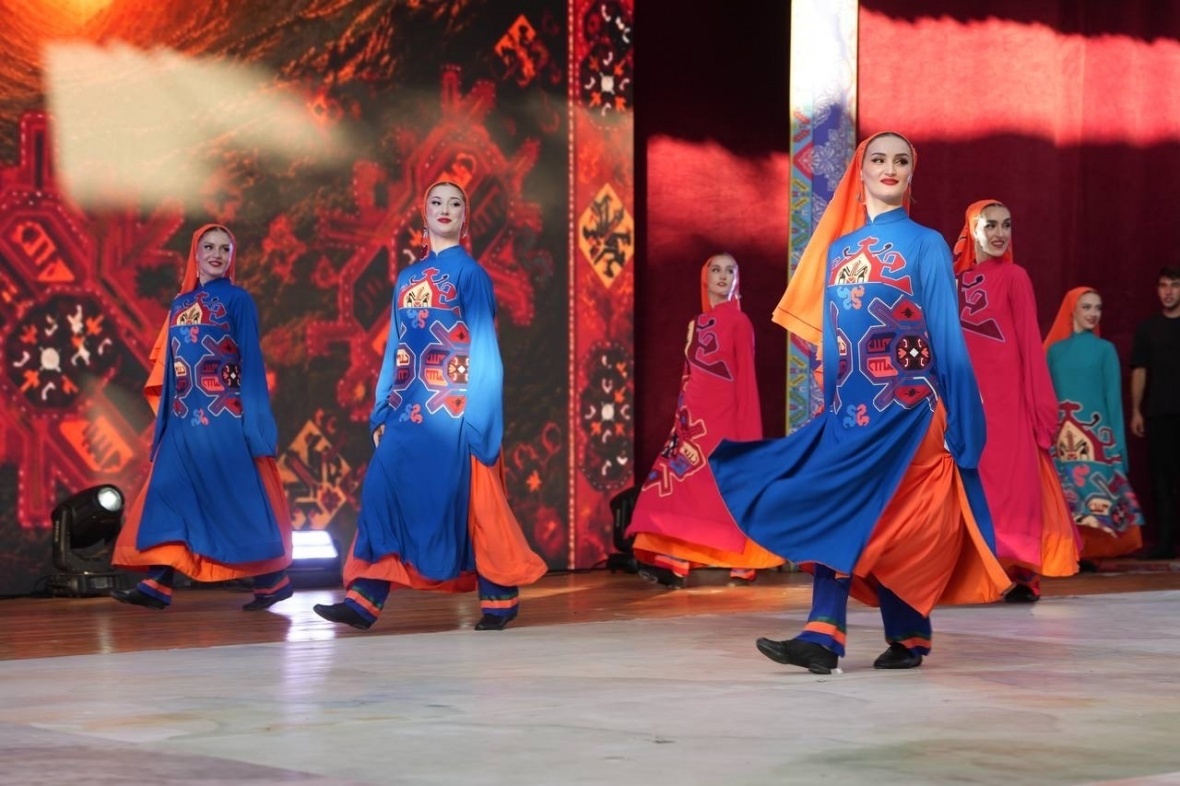 Празднование Дня строителя г. Махачкала.